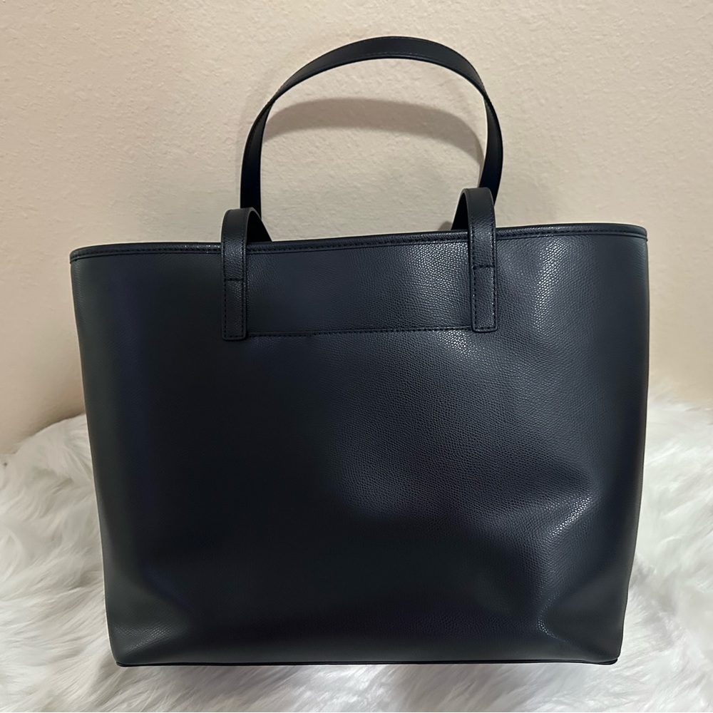 Authentic Michael Kors Large Solid Black Tote Bag - image 5